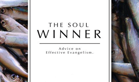The white cover of The Soul Winner bordered by fishes.